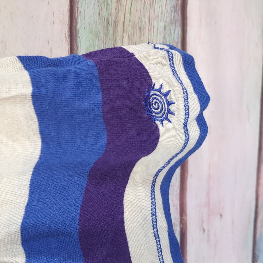 Kirra Blue and Purple Lace Tank Top - Picture 2 of 5